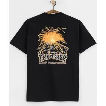 Pánské tričko HUF X Thrasher Meltdown (black) M, černá