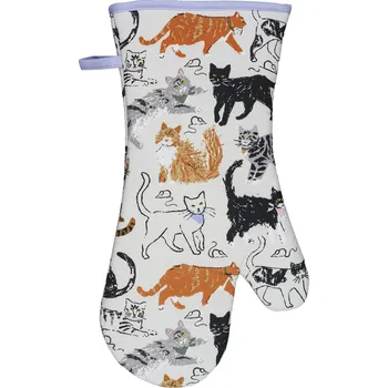 Chňapka Ulster Weavers, Irsko UW - Textilní kuchyňská rukavice Feline Friends