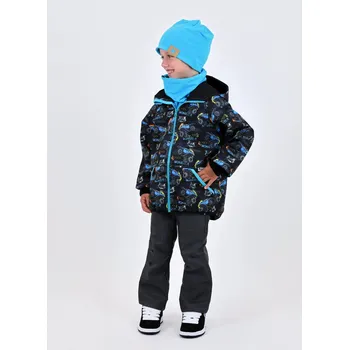 Kocour Mourek Bunda softshellová MONSTER s černou s fleecem Velikost 146/152