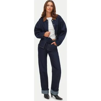 Vero Moda Jeansy Vmallison Mr Straight Rosebelt Jns Si346 10339315 Tmavomodrá Regular Fit 26_32