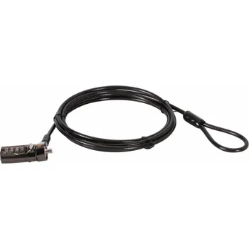 Notebook Conceptronic CONCEPTRONIC NBT Notebook Zahlenschloss Nano 1,8m SW bezpečnostní kabel