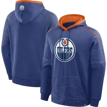 Pánská móda Fanatics Mikina Edmonton Oilers Goaltender Hoodie