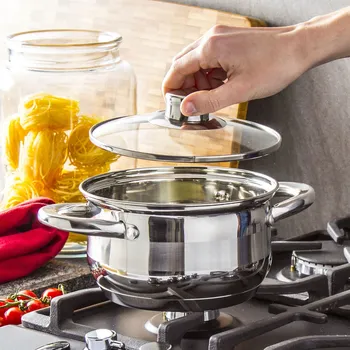 Hrnec Nerezový hrnec s pokličkou LUZON 2 l