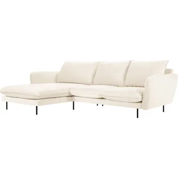 Pohovka Cosmopolitan Design Sametová rohová pohovka Vienna 255 cm, levá