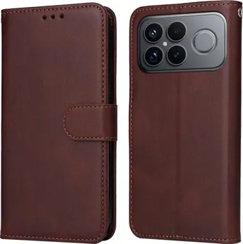 Příslušenství pro tablet VSECHNONAMOBIL 130522 SMOOTH Peněženkové pouzdro pro POCO F8 Ultra hnědé