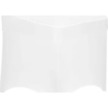 Potah na židli elastický SPRINGOS HA0207 bílý