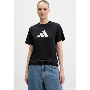 Bavlněné tričko adidas KQ6399 černá 99X, vel. XS