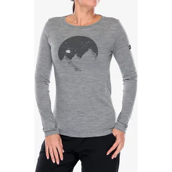 Dámské tričko Dámské tričko s dlouhým rukávem Super.natural Gondola Ls - cash.grey mel/various