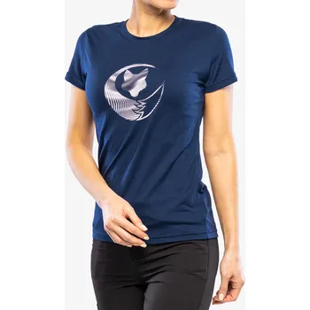 Dámské tričko Dámské tričko s potiskem Sensor Merino Active PT - deep blue fox