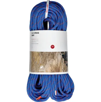 Lano Horolezecké lano Mammut 9.5 Crag Dry Rope 70 m - ocean/blue