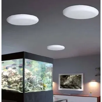 Výkonné stropní svítidlo Lucis Forum z českého skla 4 x 40 W, Ø 415 mm Varianta: 4 x 40 W, Ø 415 mm