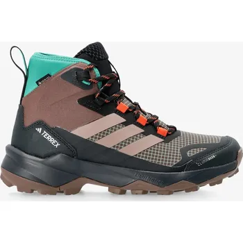 Dámská treková obuv Dámské boty adidas TERREX Skychaser AX5 Mid GTX Clima - earth stra/tra brown/pure teal
