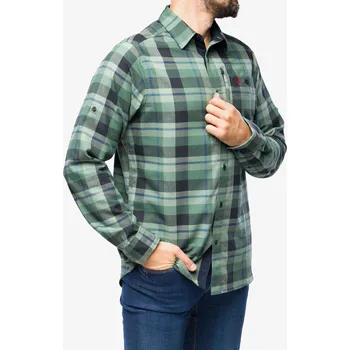 Pánská košile Turistická košile Fjallraven Fjallglim Shirt - deep patina/dark navy