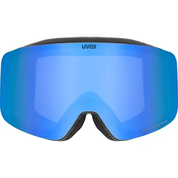 Lyžařské brýle pro děti Uvex pwdr FM - black matt dl/blue clear