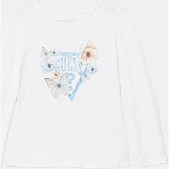 Pánské tričko Tričko s dlouhým rukávem Guess K6RI22.K6YW4.PPY2 bílá 00X, vel. 88-96