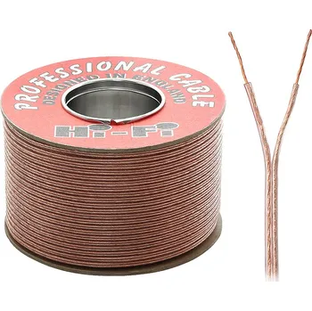 Příslušenství ke zvukové technice Reproduktorový kabel 2x0,35mm? pozinkovaný