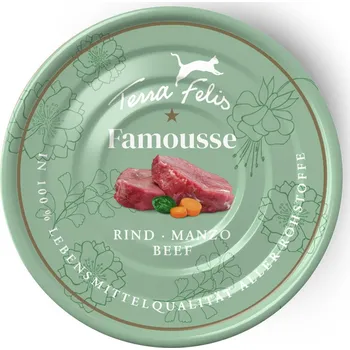 Krmivo pro kočku Terra felis Famousse hovězí 12x80 g