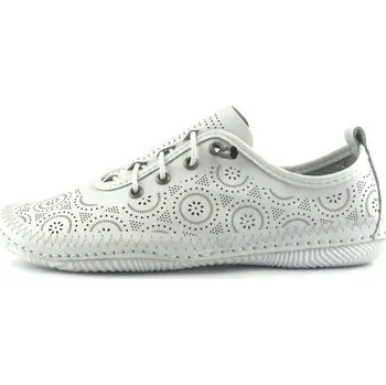 Dámské polobotky Aurelia perforované tenisky 400654 BíláBeyaz, velikost 38