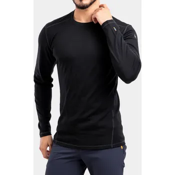Pánská mikina Mikina Smartwool Classic Thermal Merino Base Layer Crew Boxed - black
