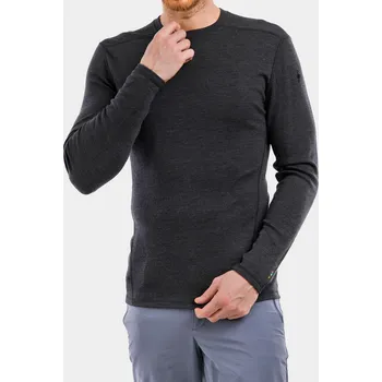 Pánská mikina Mikina Smartwool Classic Thermal Merino Base Layer Crew Boxed - charcoal
