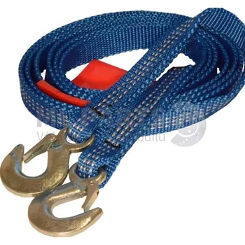 Tažné lano Tažné lano ploché s hákem 2 500 kg