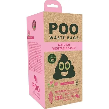 sáček na exkrement M-Pets POO sáčky na exkrementy s vůní růže malé 120 ks