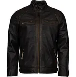 Pánská Kožená Bunda Delux Cortè Brixton Hnědá Velikost: M