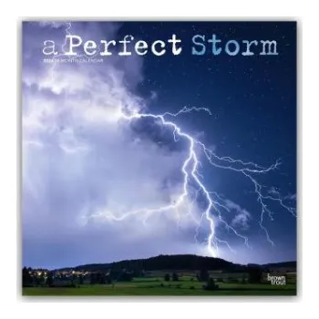 Diář A Perfect Storm - Orkane - Tornados - Stürme - Unwetter 2026 - 16-Monatskalender (EN)