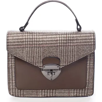 Kabelka Dámská kabelka do ruky hnědá - Maria C Tinka hnědá