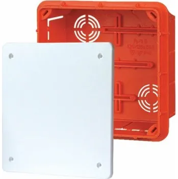 Elektroinstalační krabice Elektro-Plast Krabice pod omítku PP/T5 130x130x70mm oranžová - 11,5