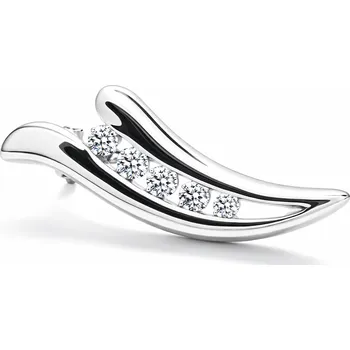 Brož Stříbrná brož lísteček Louse