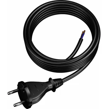 elektrický kabel Patrol připojení kabel s PP-21 B/U 5M H05R-F 2x1.5 (W-97196)