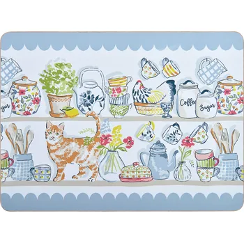 prostírání Ulster Weavers, Irsko UW - Korkové prostírání Pantry Cats 4 ks - 21,5 x 29 cm Barva: jako na obrázku