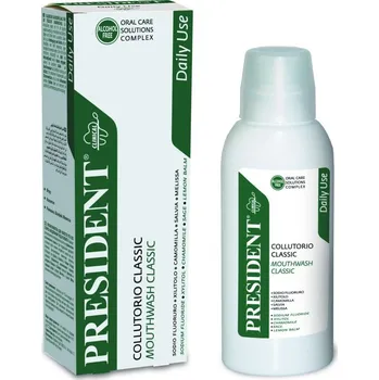 Drogerie PresiDENT Daily Use Classic ústní voda, 200 ml