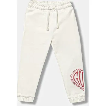 Dětské bavlněné tepláky Guess K5YQ15.KAD74.9BYA béžová 01X, vel. 122-125