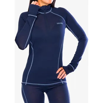 Dámská mikina Dámská funkční mikina Dovre 100% Merino Wool Zip - navy