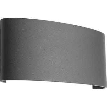 Venkovní osvětlení Redo 90226 Fabo, venkovní antracitové nástěnné svítidlo se svícením nahoru/dolů LED 6W 3000K, délka 17cm IP54