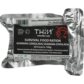 Energetická tyčinka This-1 Survival Bar - nuts/guarana/chocolate