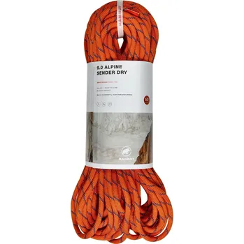Lano Dynamické lano Mammut 9.0 Alpine Sender Dry Rope 50m - sunrise/ice
