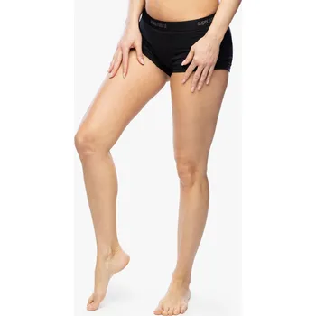 Dámské termoprádlo Dámské funkční boxerky Super.natural Tundra175 Boyfriend Hipster - jet black