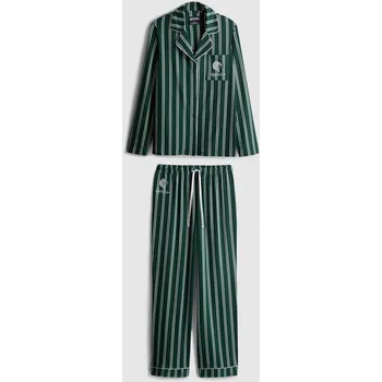 Dámské pyžamo Pyžamo dámské pruhované Zmijozel, Harry Potter Velikost: M