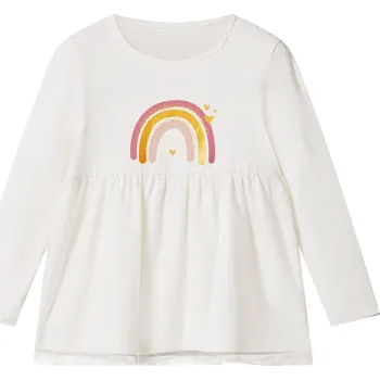 Chlapecké oblečení lupilu® Dětské triko s dlouhými rukávy (bílá, 110/116)