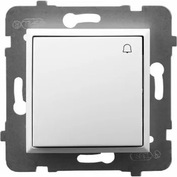 Domovní zvonek Ospel ARIA /zvonek/ bílé LP-6U/m/00 Tlačítko