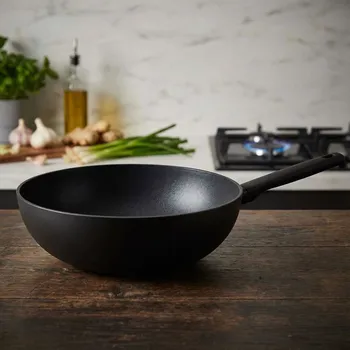 Pánev DEMEYERE ALU COMFORT 3 28 cm - hliníkový wok na indukci s nepřilnavým povrchem Duraslide