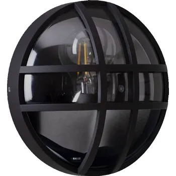 Venkovní osvětlení Nova Luce Tmavě šedé venkovní nástěnné světlo Amel 17,5 cm