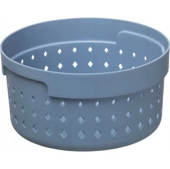 Úložný box Košík, organizér, úložný box kulatý SEOUL S Niebieski