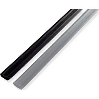 Vázací hřbet Hřbety násuvné Eurosupplies 6 mm černé, 30-45 listů, (50 ks)