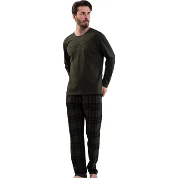 Pánská móda Pyžamo pro muže Shapes zelený 1P1367 zelená 3xl