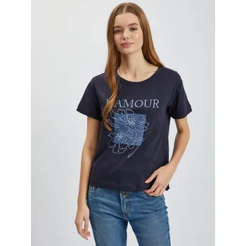 Dámské triko Orsay Orsay černá | modrá 2246984