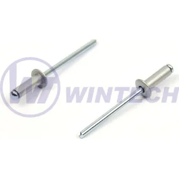 Nýt Nýt DIN 7337 Al/st 4,0 x 10 RAL 9006 Balení: 500 ks KEJSB40010E4K